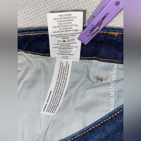 Women’s FRANK&OAK KIM Slim fit dark blue wash Jeans size 28 - Picture 12 of 16